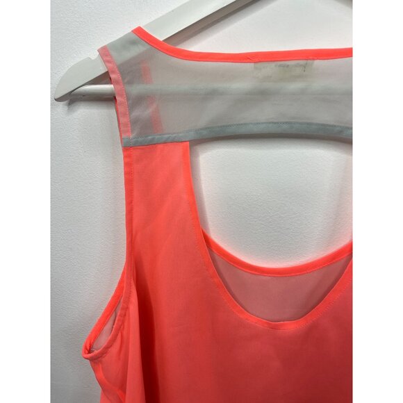 Silence + Noise Anthropologie Orange Cropped Tank Top Women’s Medium Sleeveless - Picture 8 of 12
